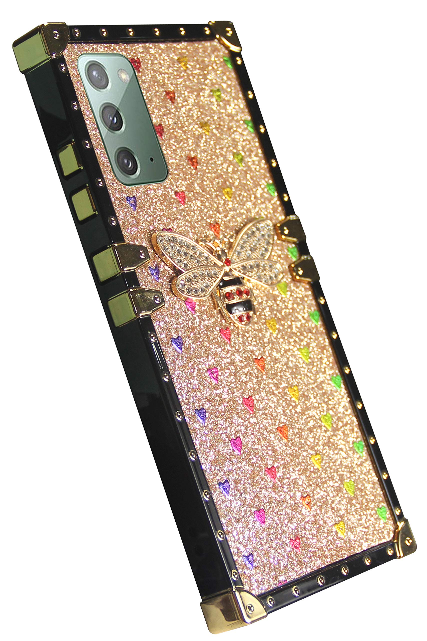 Amazon.com: Galaxy Note20 5G case square trunk luxury cute bee